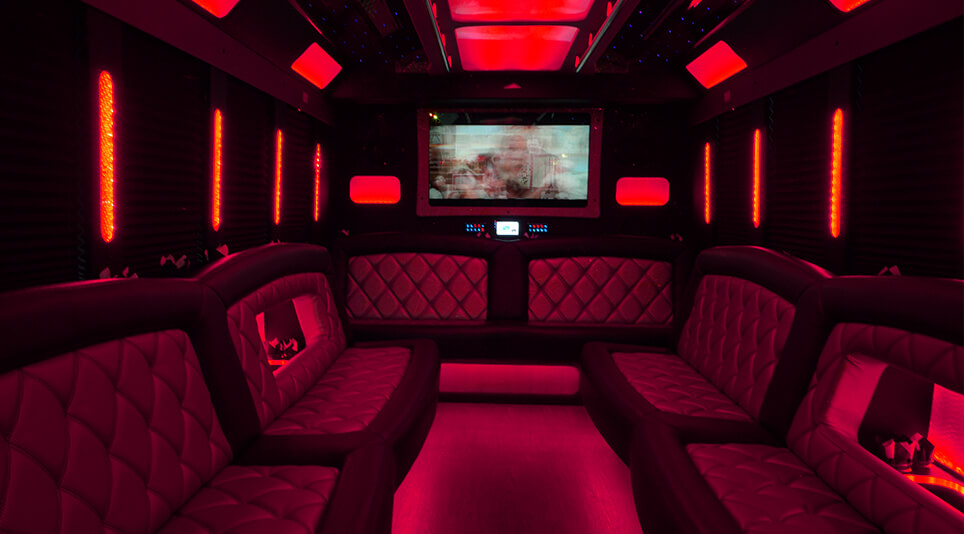 limo bus interiors