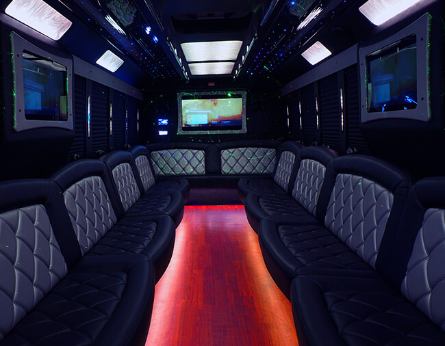 party bus interior