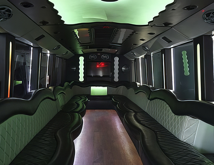 party bus interior